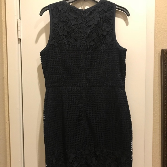 Navy Lace Ann Taylor Dress - Picture 3 of 6
